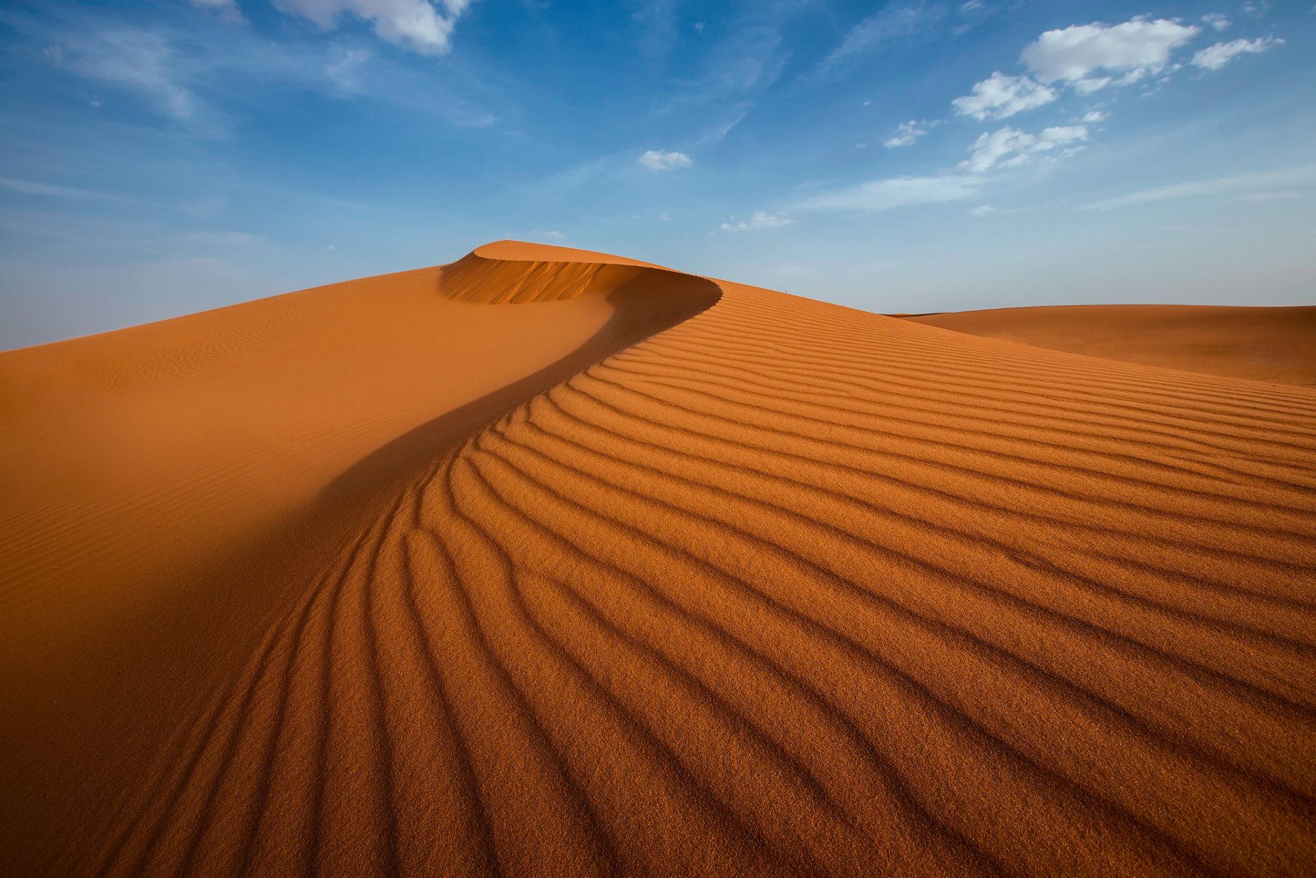 desert sand dunes dune sky cloud