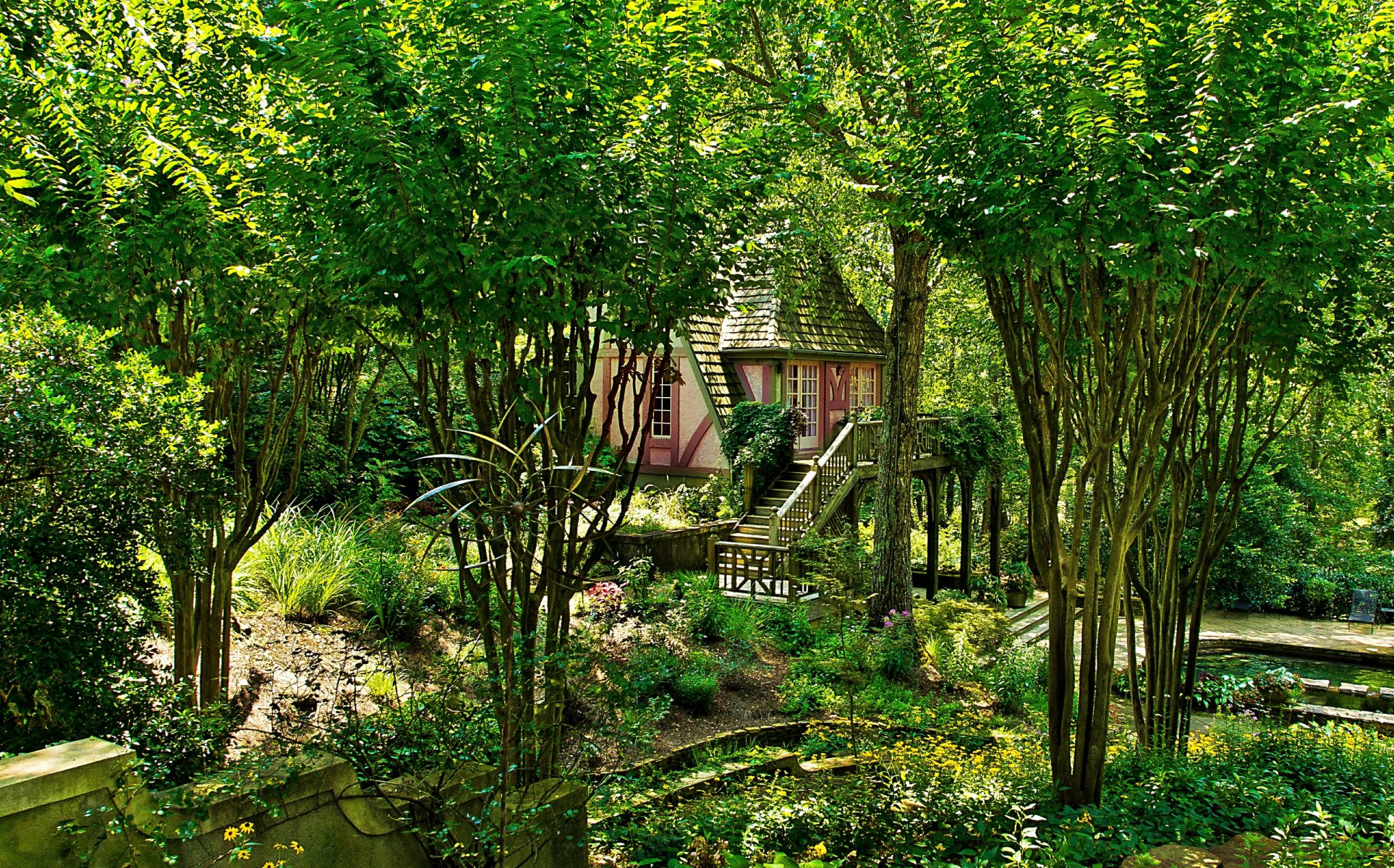 usa garten der erste gibbs-gärten bäume natur foto trägt