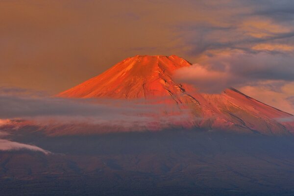 Der höchste Berg in Japan