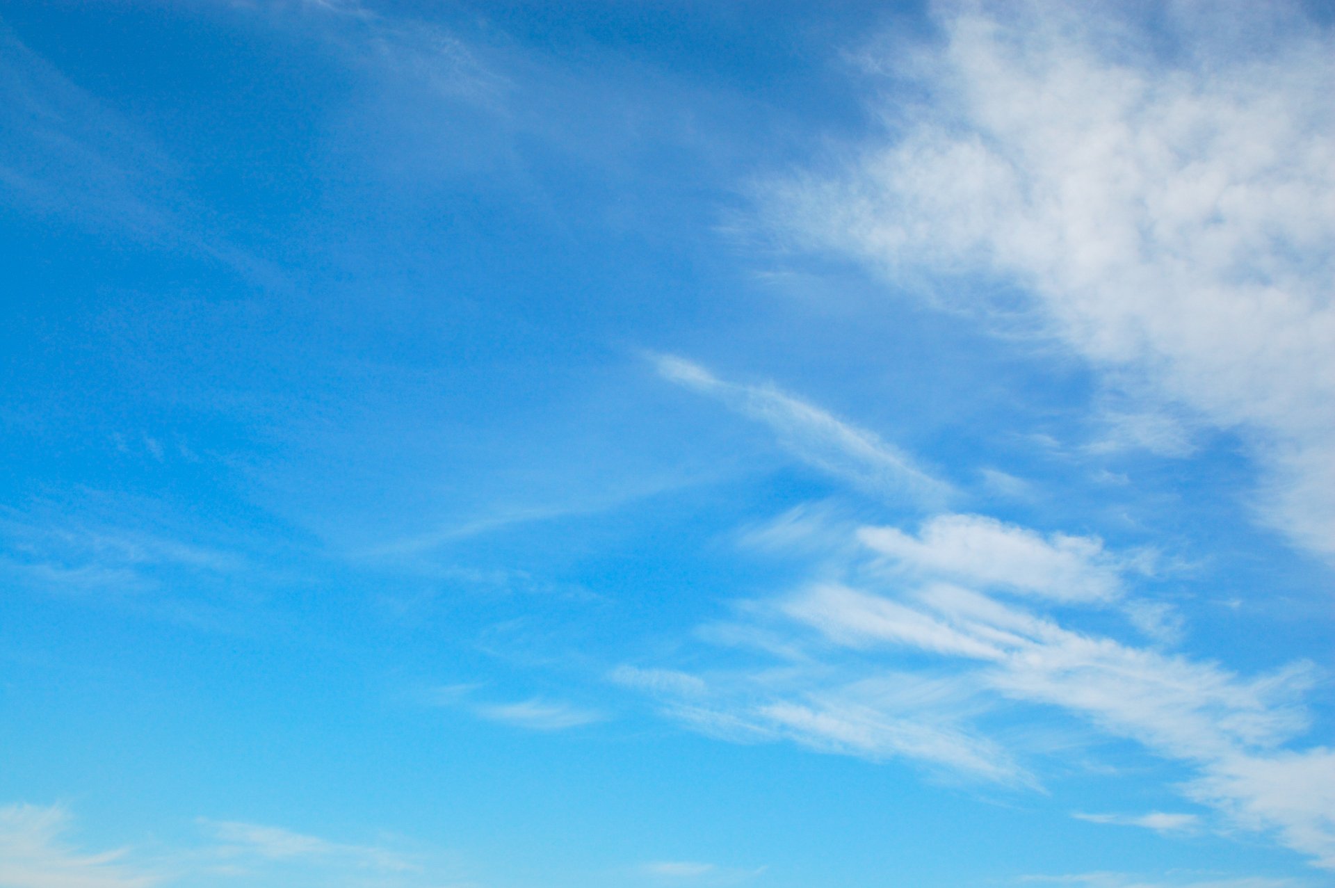 blue sky clouds infinity