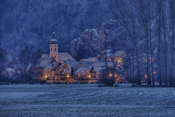 Германия фото дома фонари