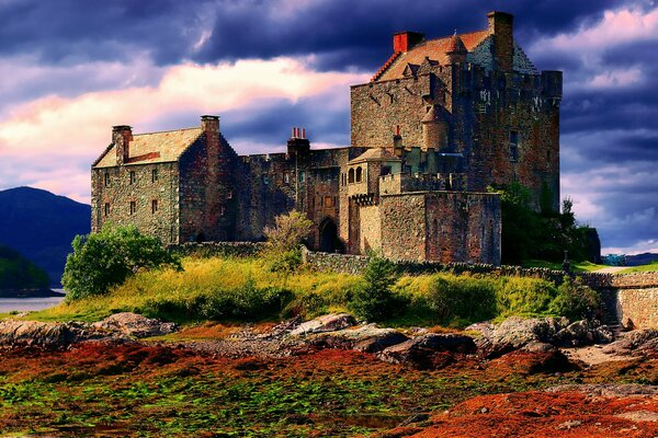 Scottish Castle in mid-September