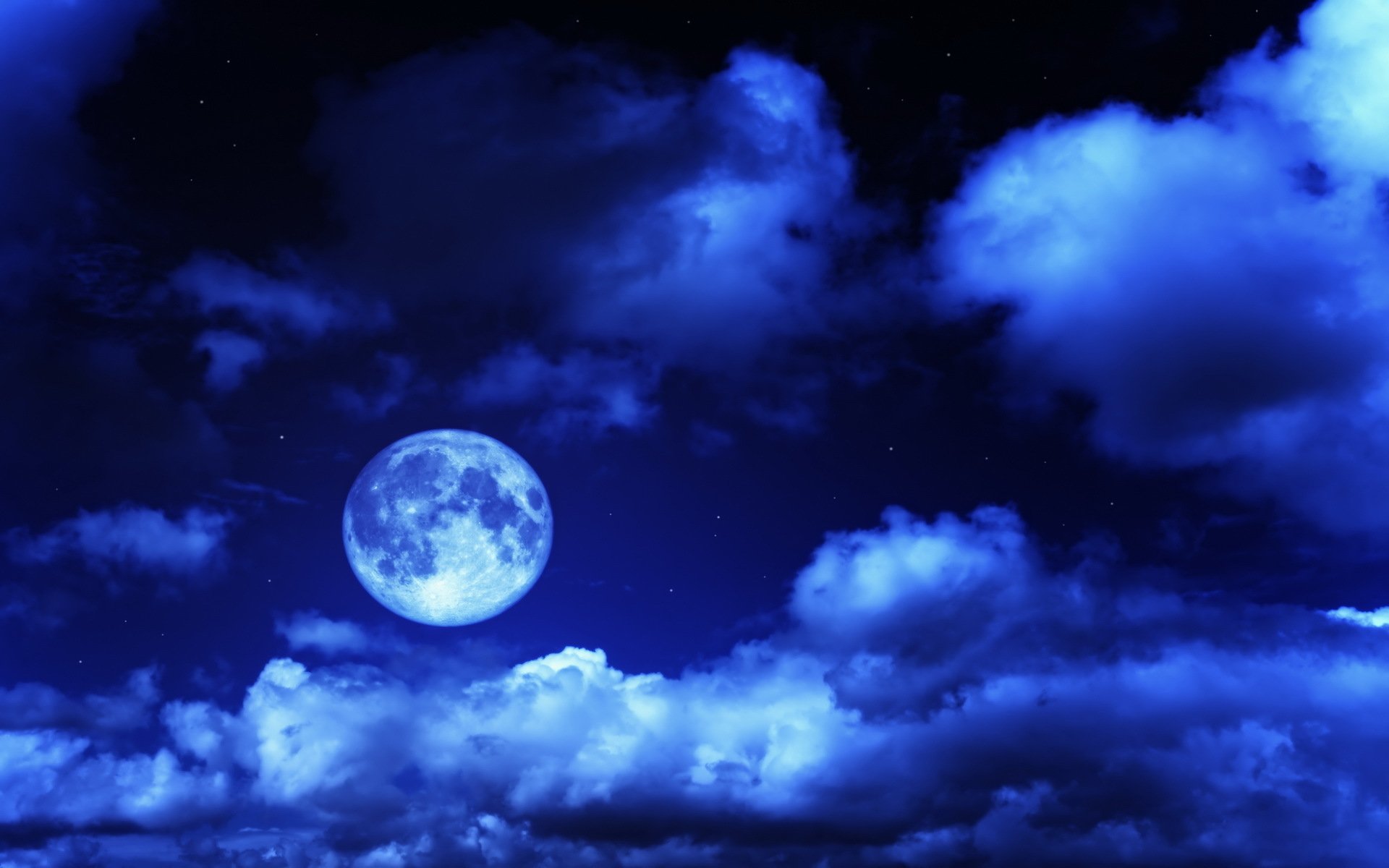 moon sky clouds night