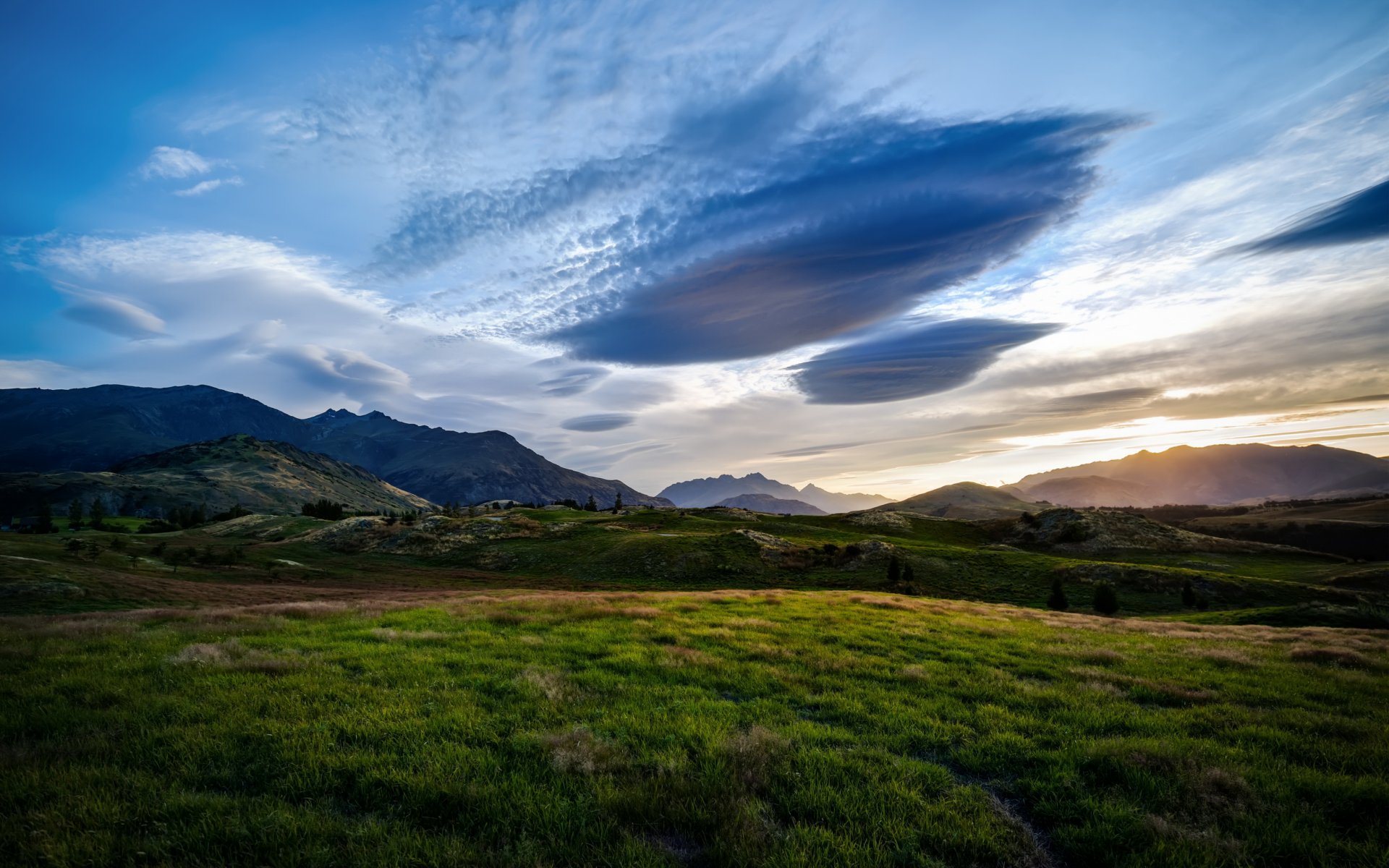 queenstown valle nueva zelanda paisaje naturaleza campo montañas