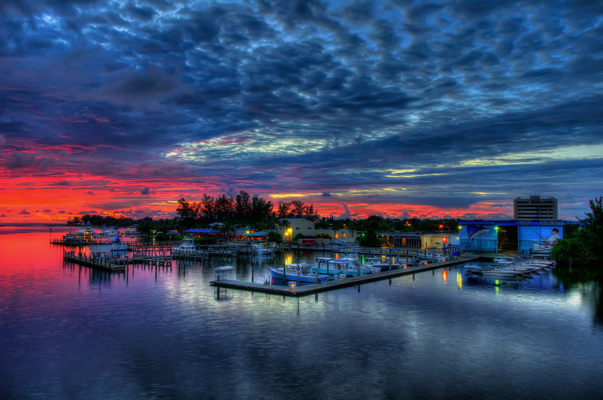 nature paysage ciel nuages coucher de soleil bateaux mer