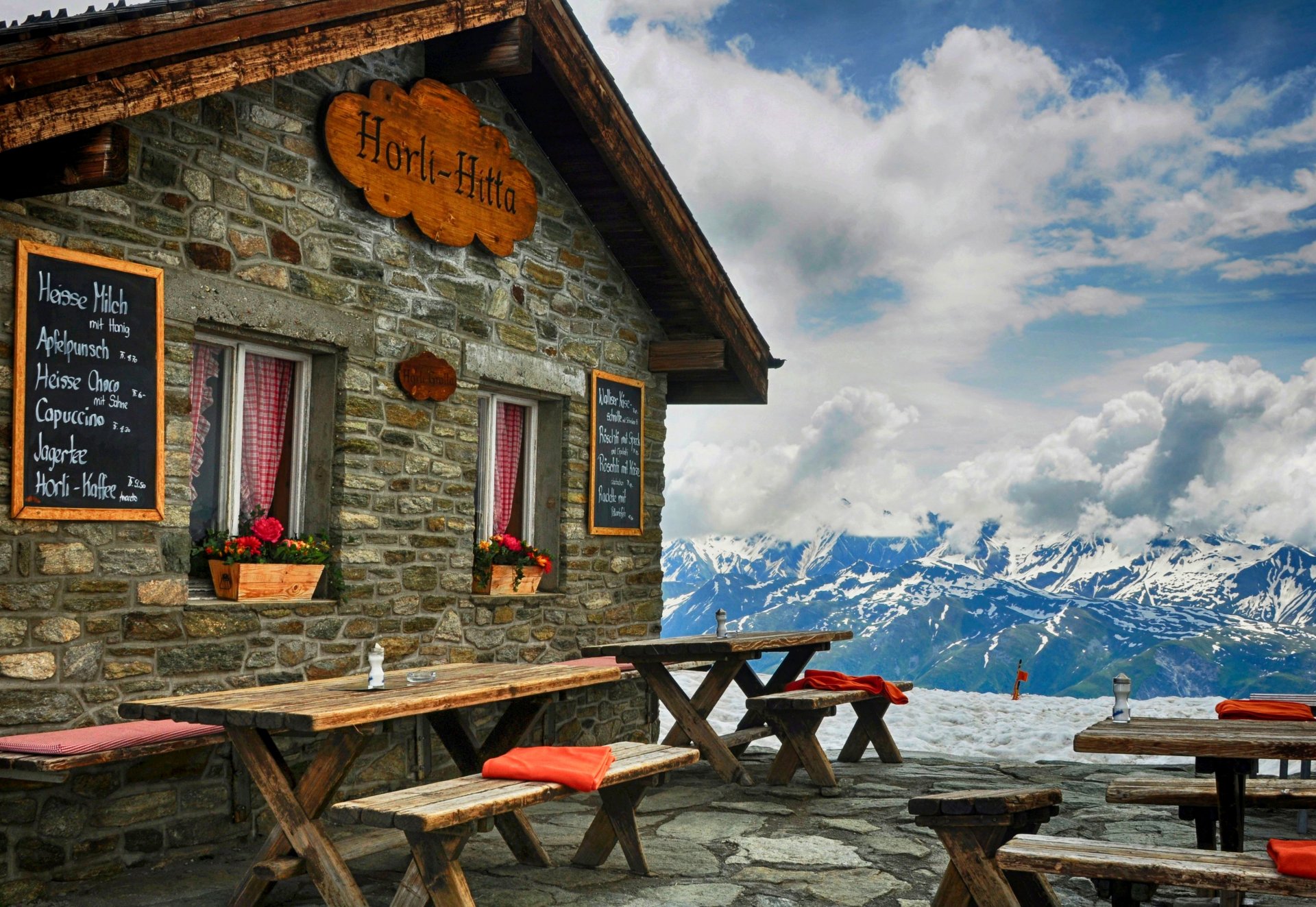 naturaleza arquitectura cabina cabaña hotel ver montañas invierno nieve cielo cabañas vista invierno