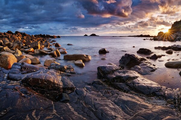 Daytime beautiful seashore