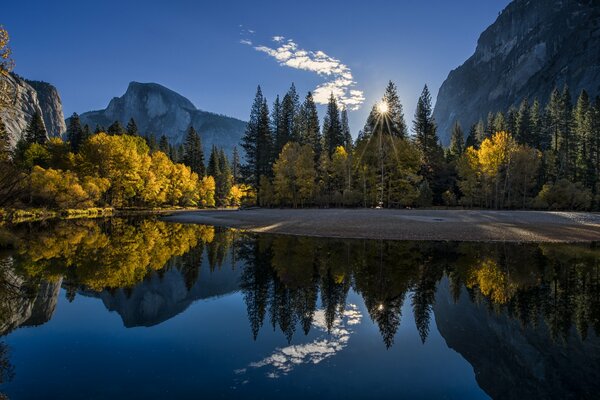 Montagnes bleues dans le parc National