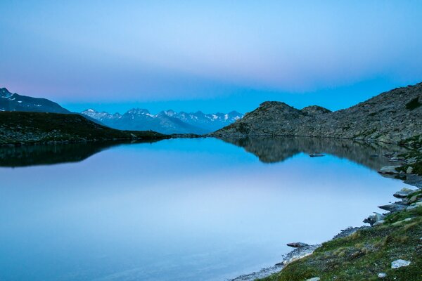 Schöner Luthersee bei Sonnenuntergang