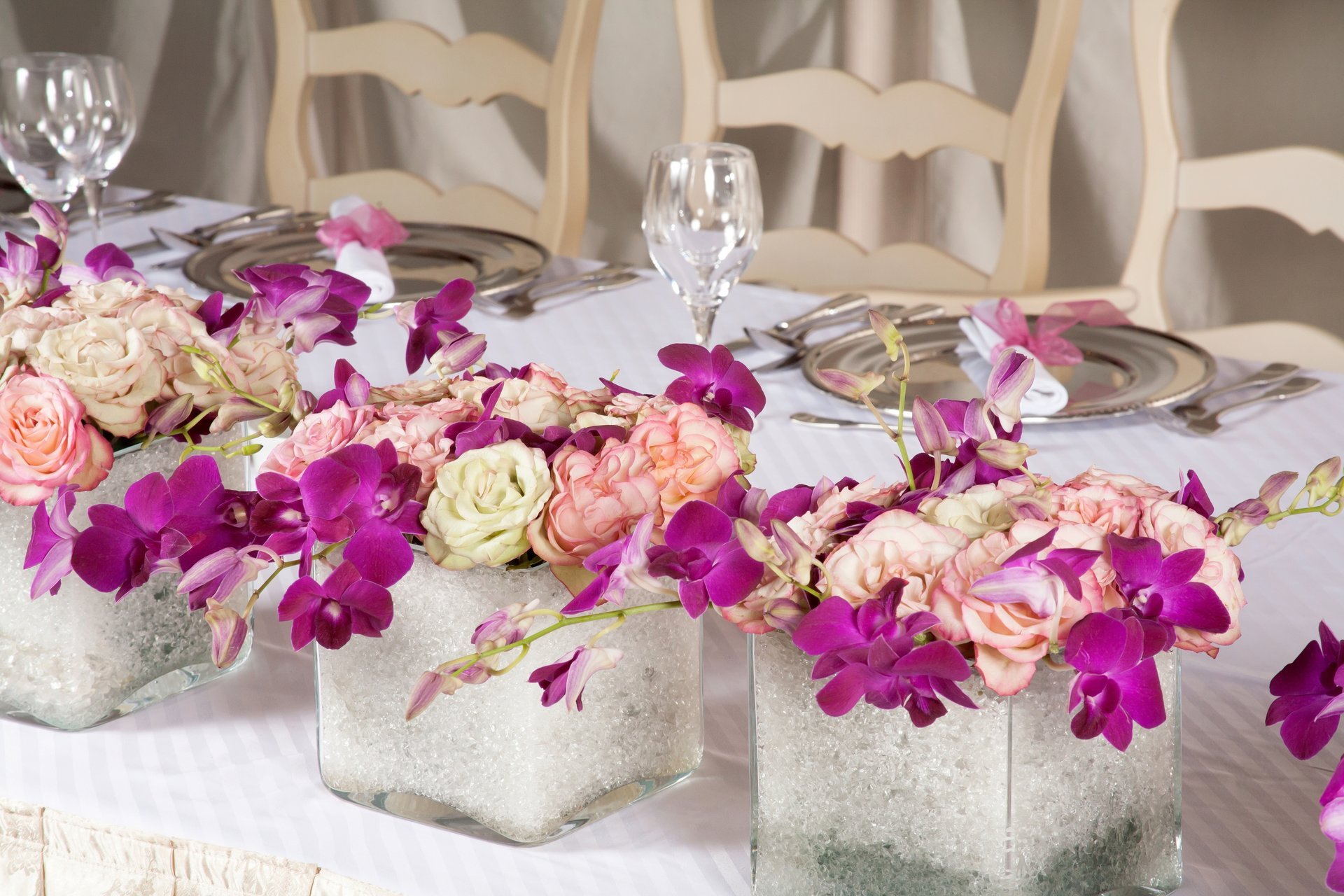 fiori mazzi di fiori rose orchidee