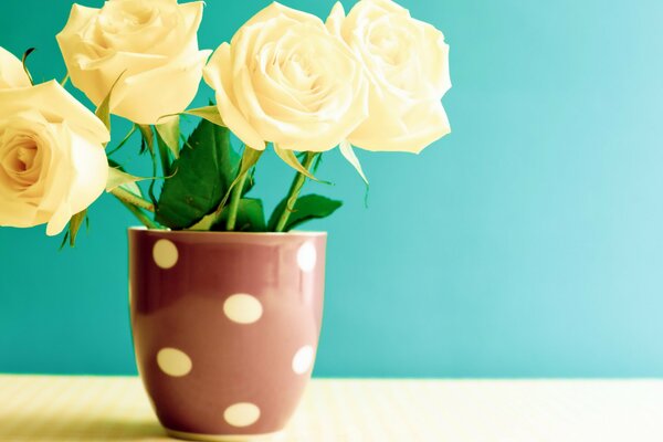 Nature morte Vintage avec bouquet de roses