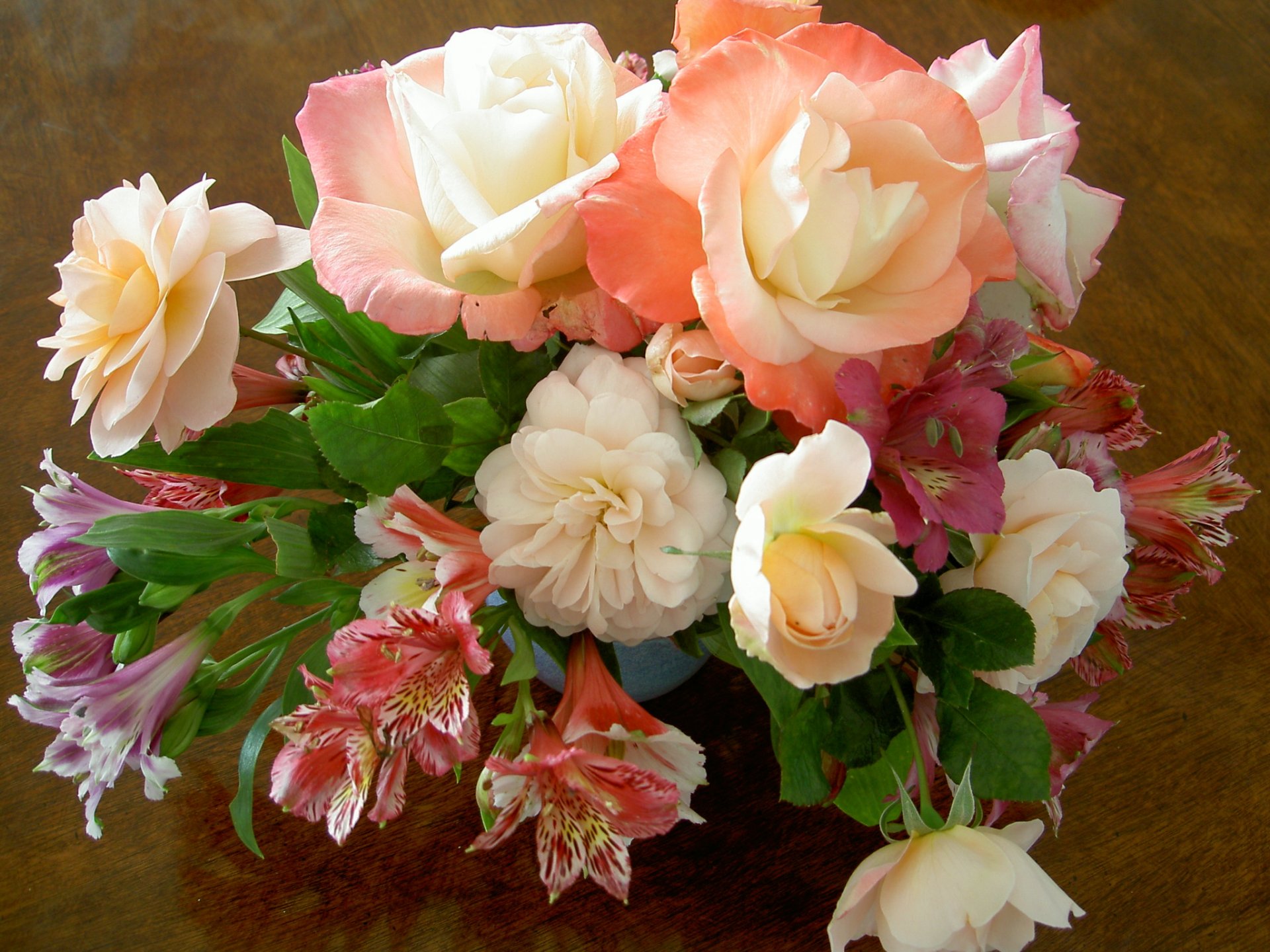 fiori fiore rose alstroemeria bouquet natura