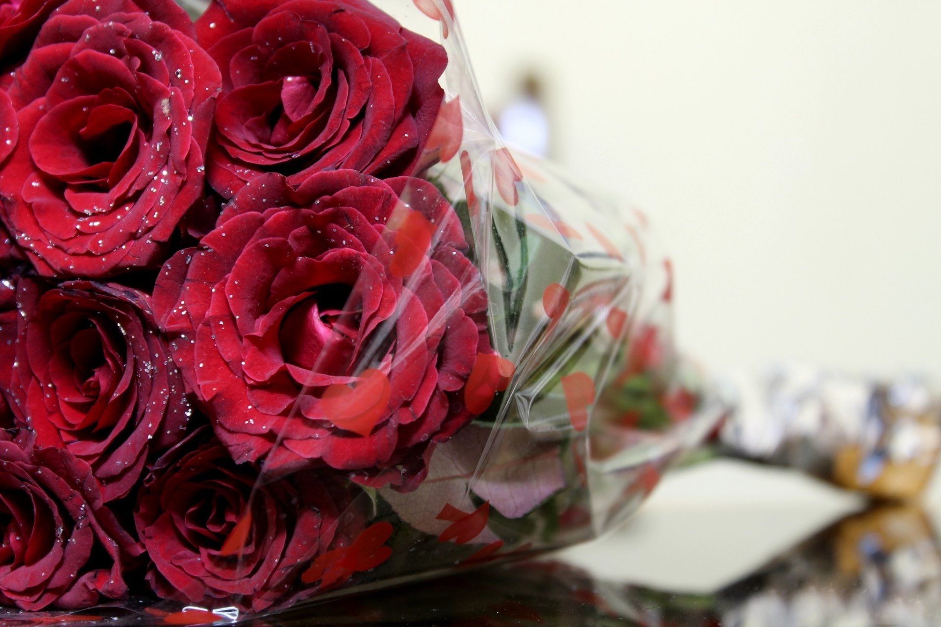 rose scarlatto fiori bouquet macro