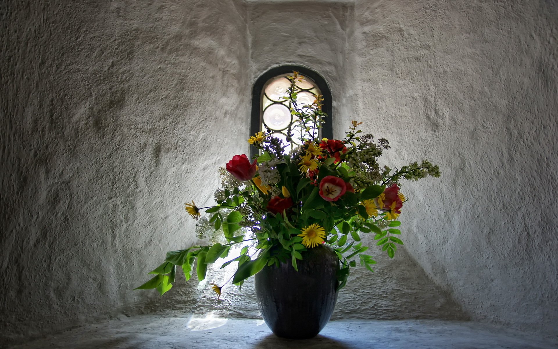 fleurs bouquet fenêtre