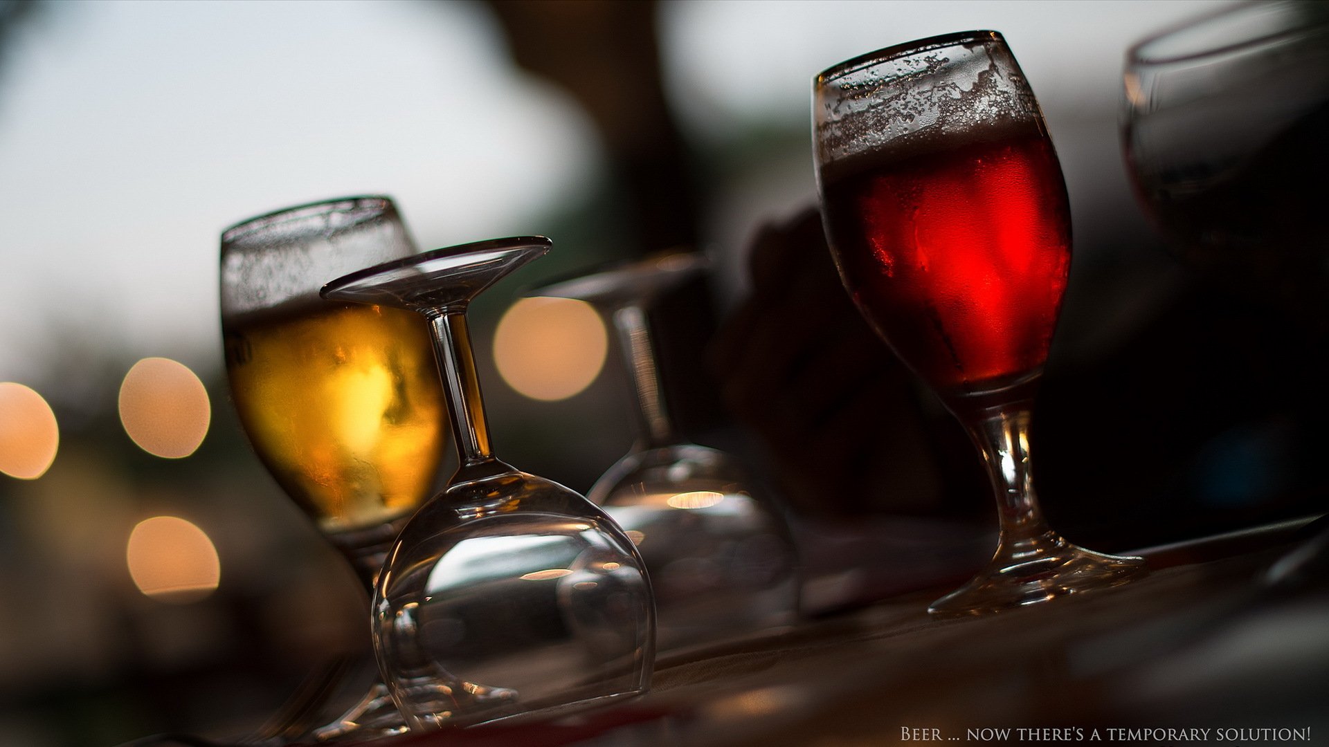 glasses beverages close up