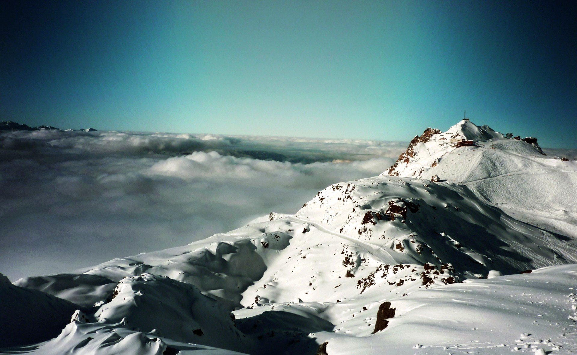 natura paesaggio montagna neve inverno nebbia inverno