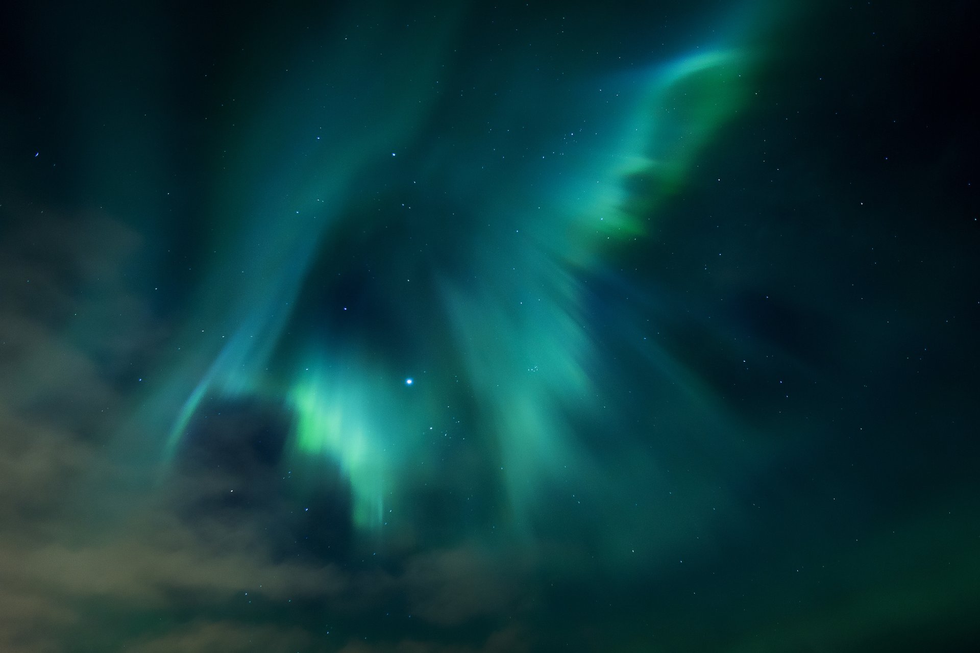 nature night sky star northern light