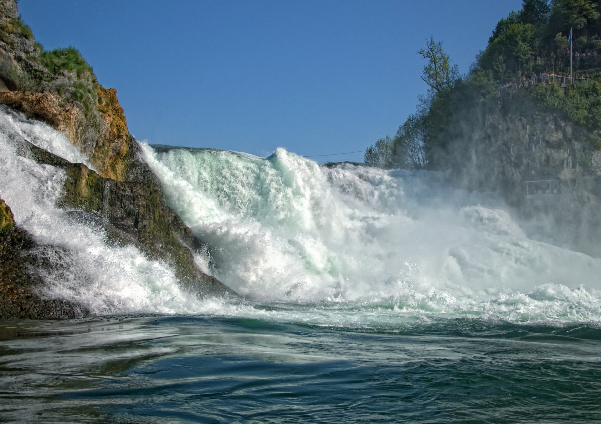 cascade du rhin suisse ruisseau rochers