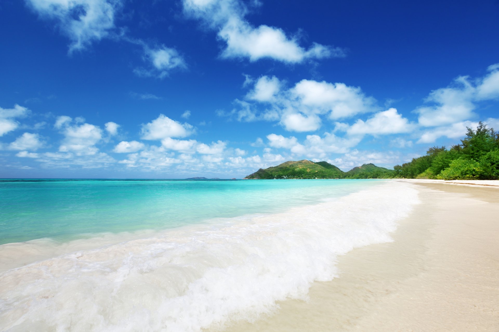 nature paysage ciel nuages sable mer plage