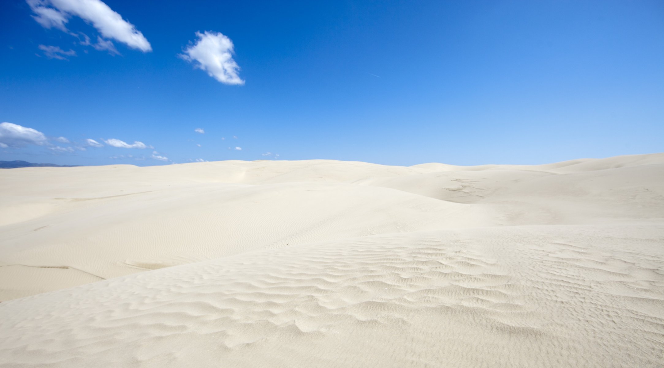 dunas desierto arena cielo nubes horizonte