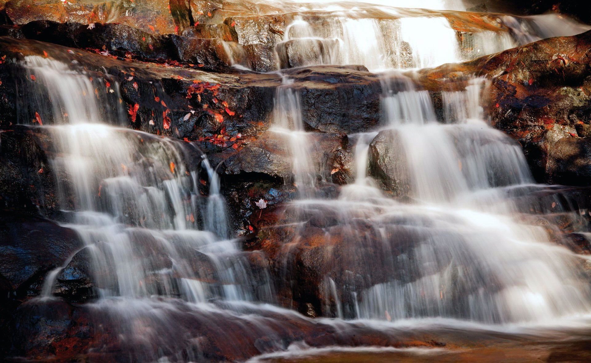 cascade pierres nature