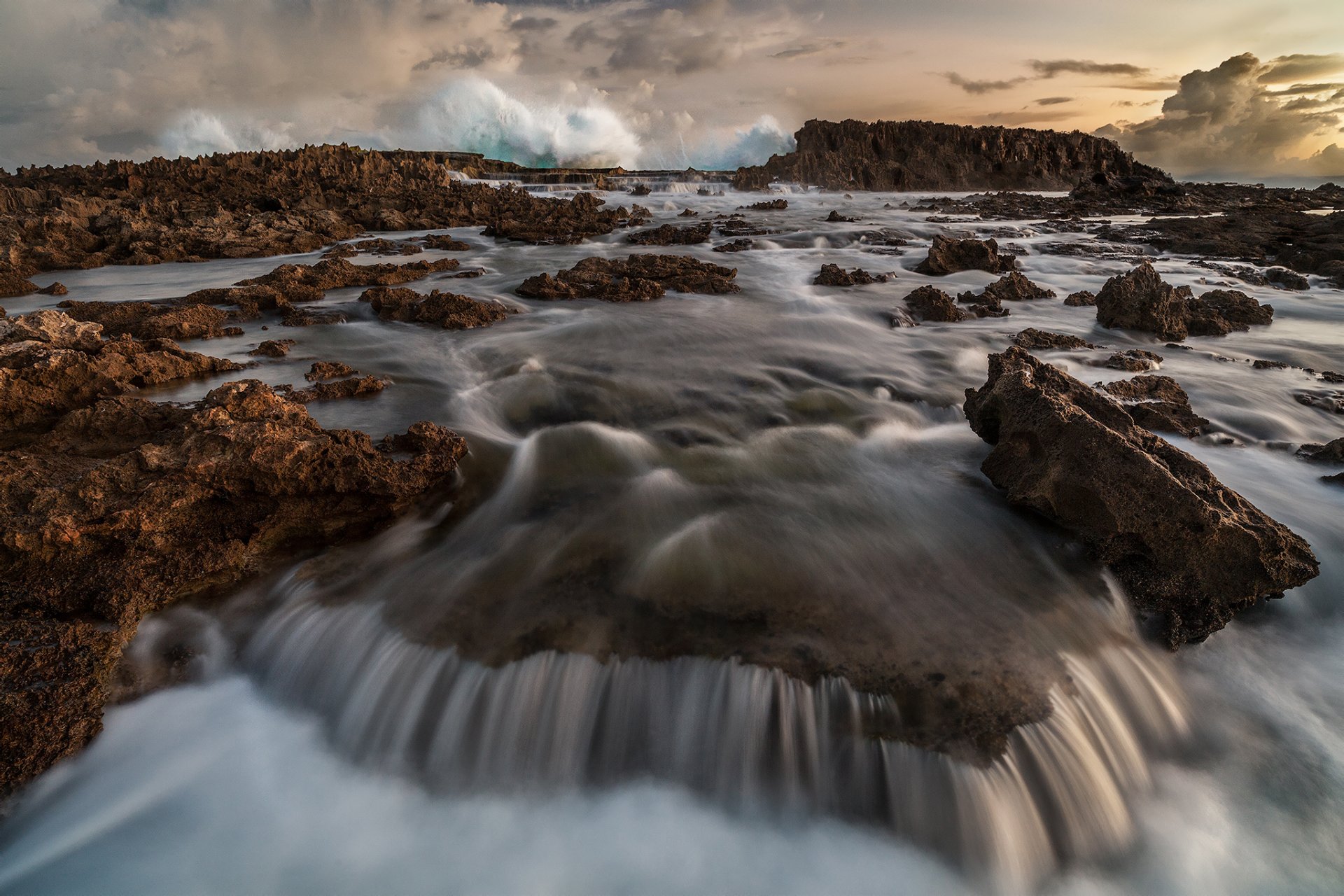 nature mer ruisseaux vagues pierres rochers