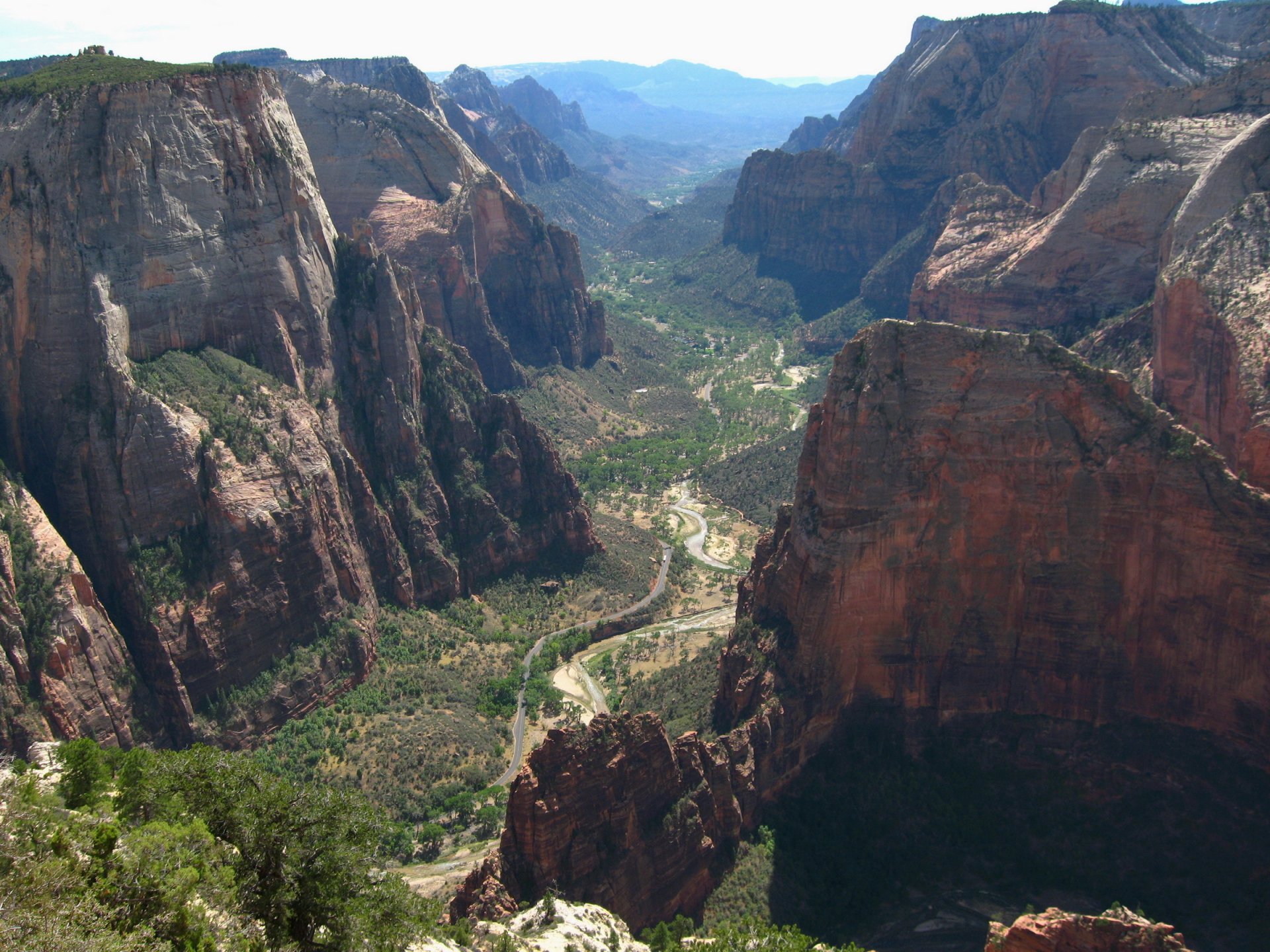 mountain valley road