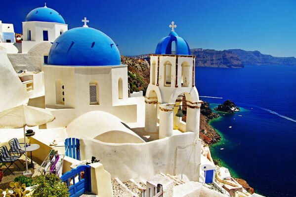 Belles vues sur la Grèce, Santorin et le repos