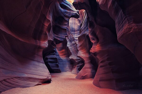 Photo du Canyon de l antilope dans les rochers