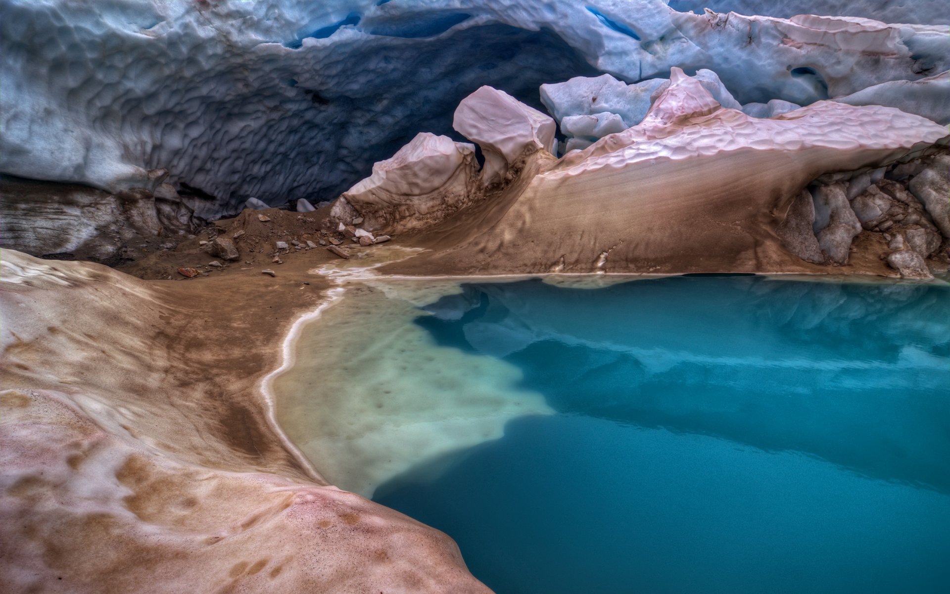 natura lago wedgemount ghiacciaio acqua canada