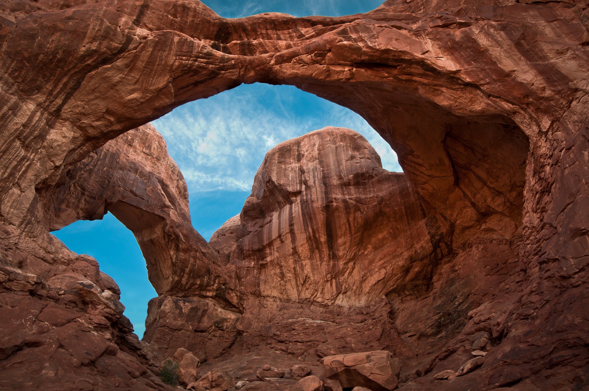 natura rocce archi texture cielo