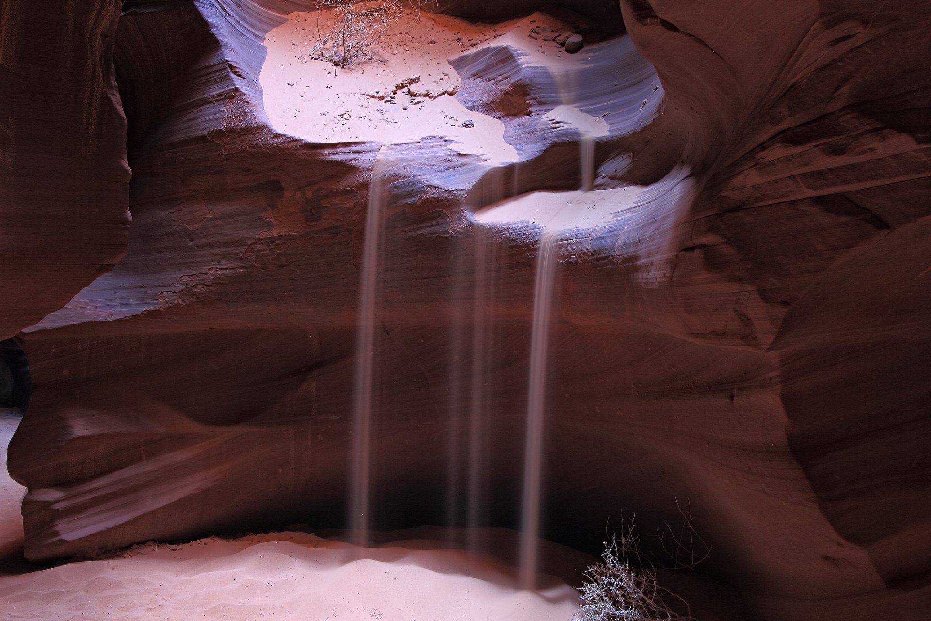 natur antilopenschlucht schlucht felsen höhle textur sand sand der zeit