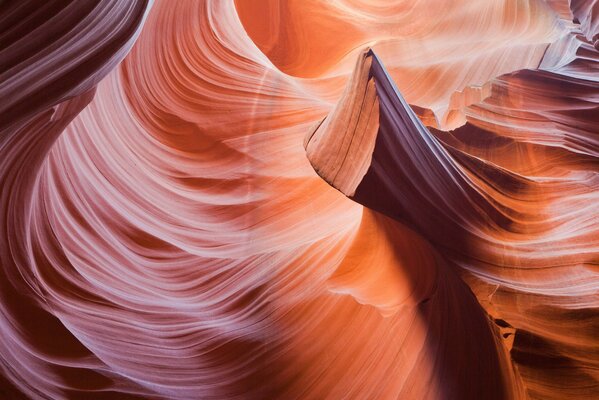 Antelope canyon naturale, luce strutturale