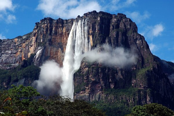 Cascada en Venezuela Salto ángel