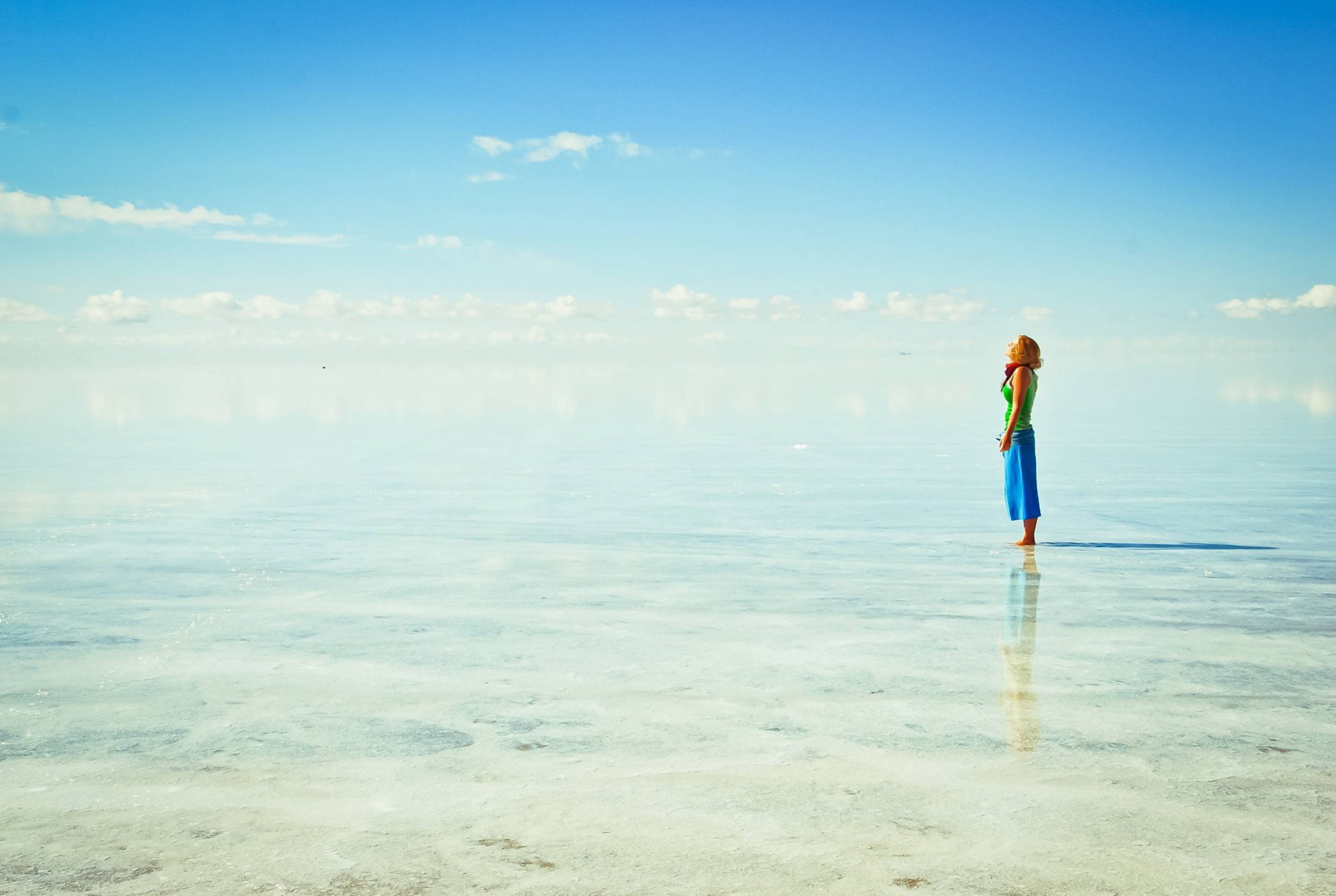 fille bolivie salar de uyuni altiplano