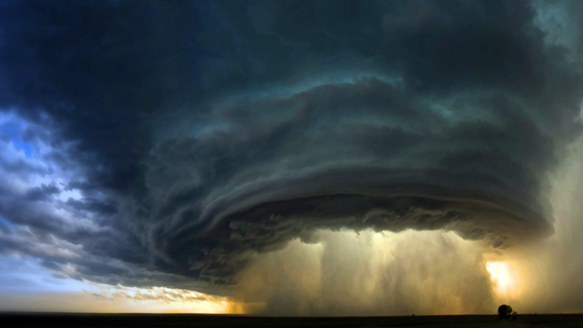 himmel wolken horizont hurrikan tornado wirbel element