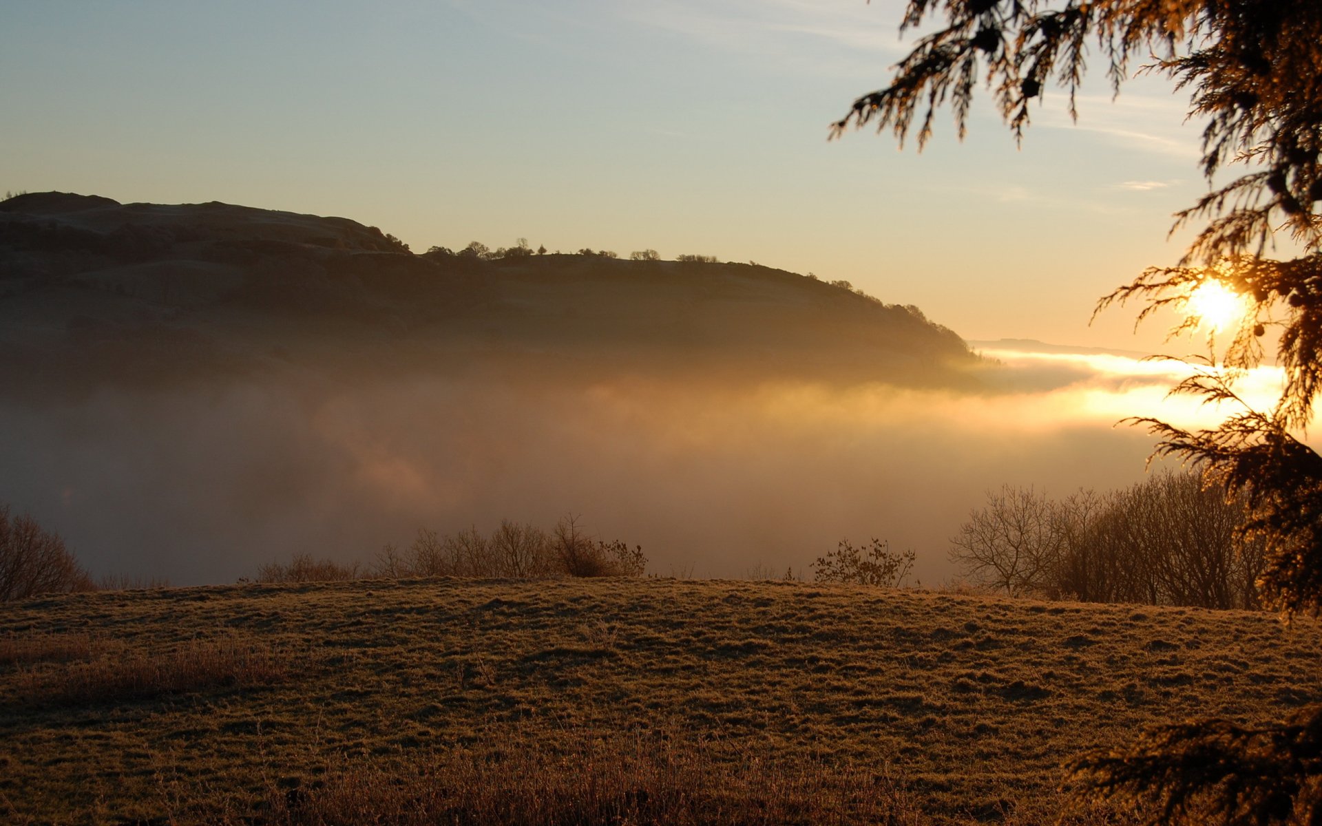 sonnenuntergang berge wolken natur licht landschaft