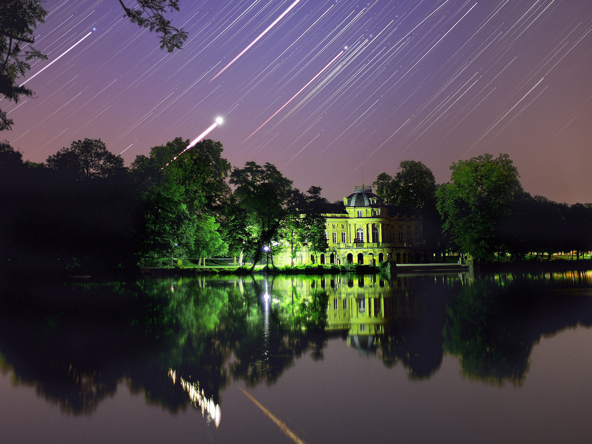 venus júpiter aldebarán pléyades iss stuttgart alemania lago