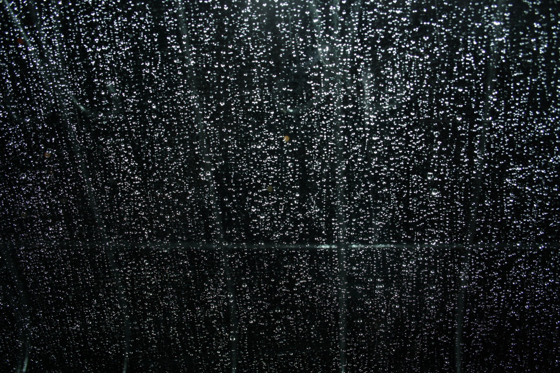 regen glas fenster nacht tropfen