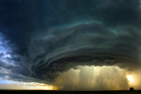 Tornado and hurricane on the horizon