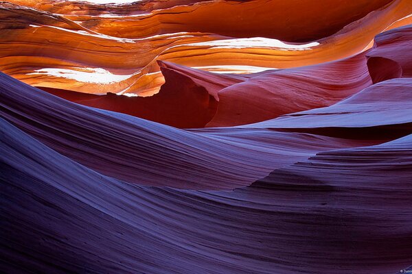 Cantone dell antilope. Rocce colorate