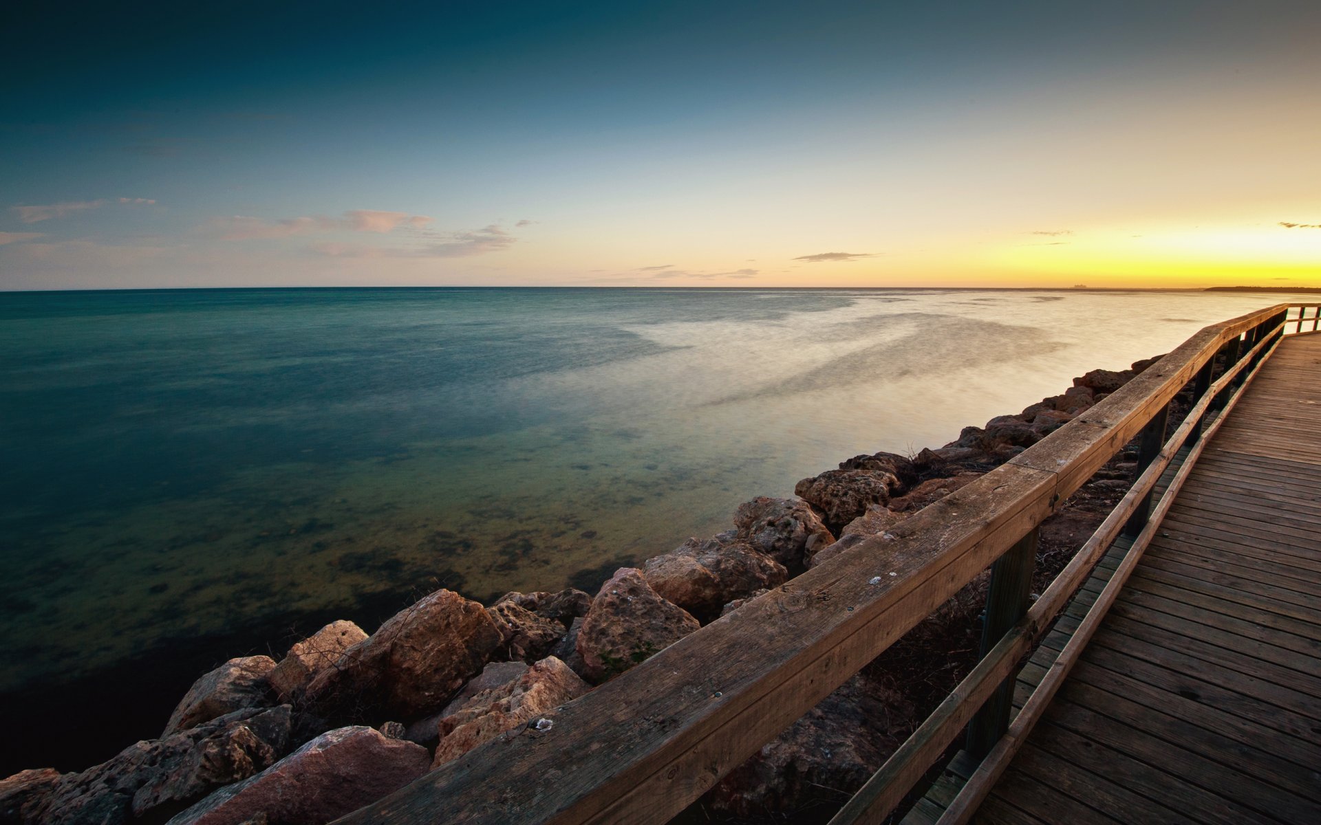 natur landschaft ozean wasser flut sand himmel sonne wolken steine felsen 2560x1600