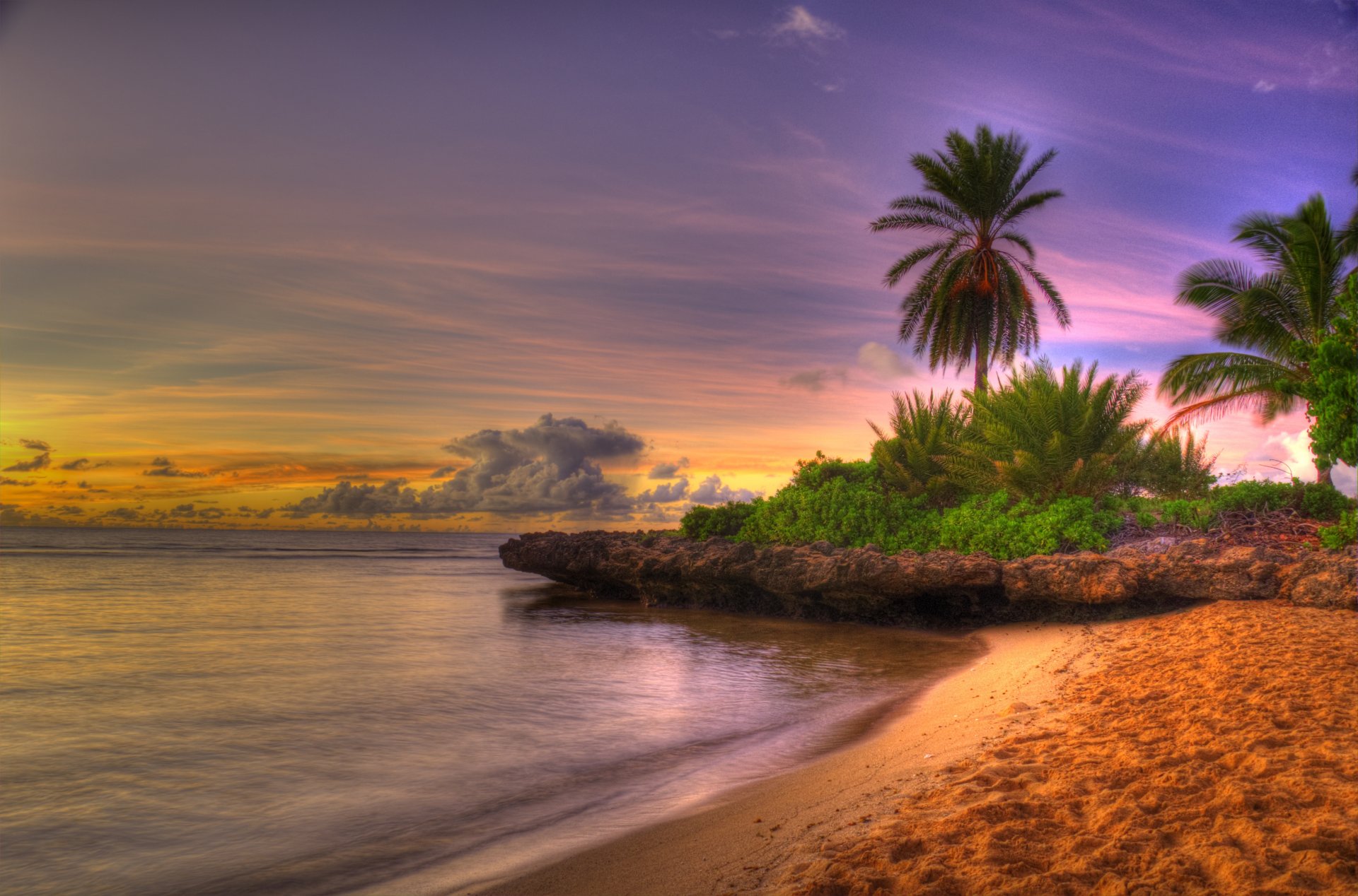 nature landscape sea beach sunset sunrise sky clouds colors cool nice view