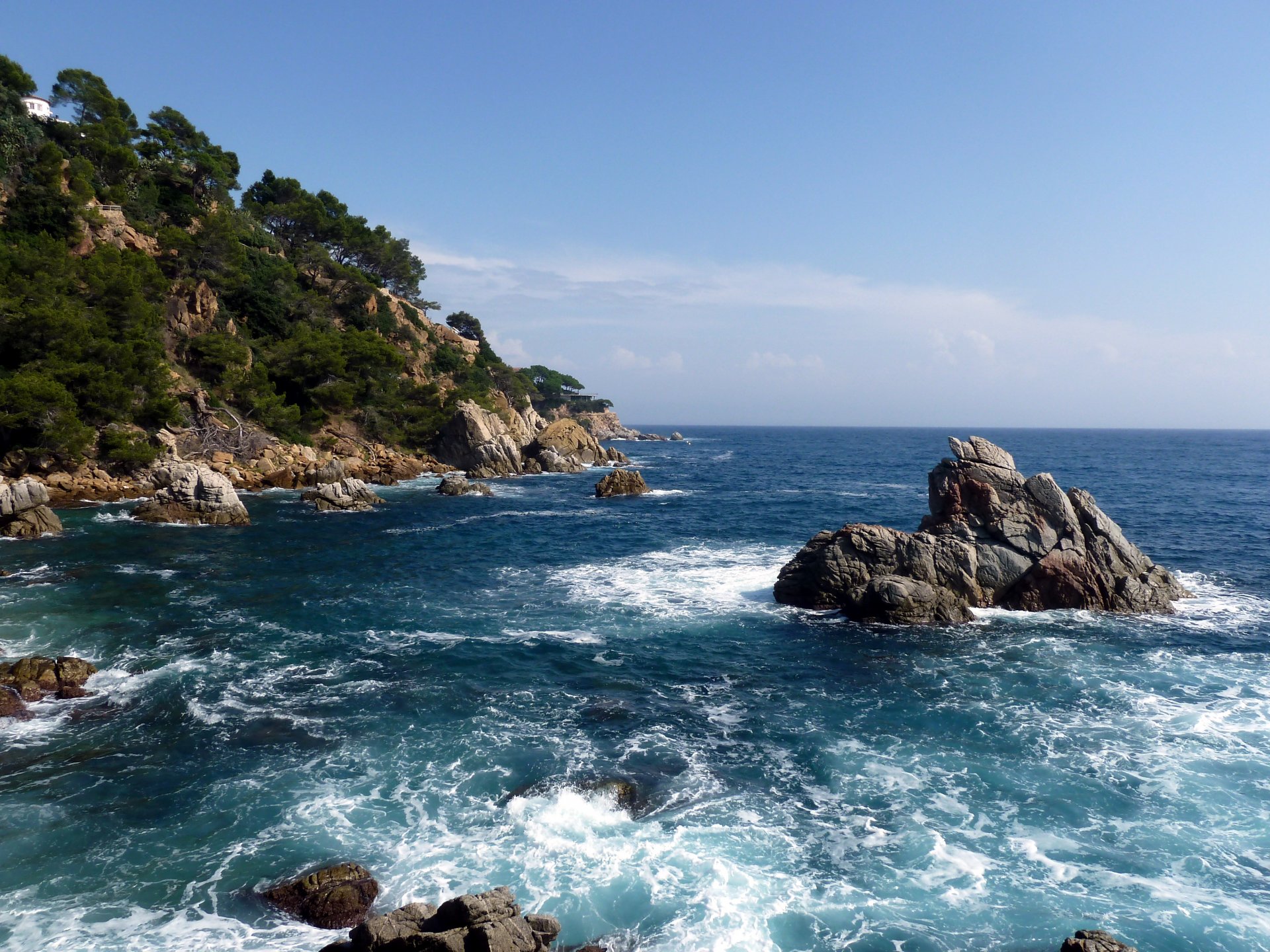 meer spanien felsen natur