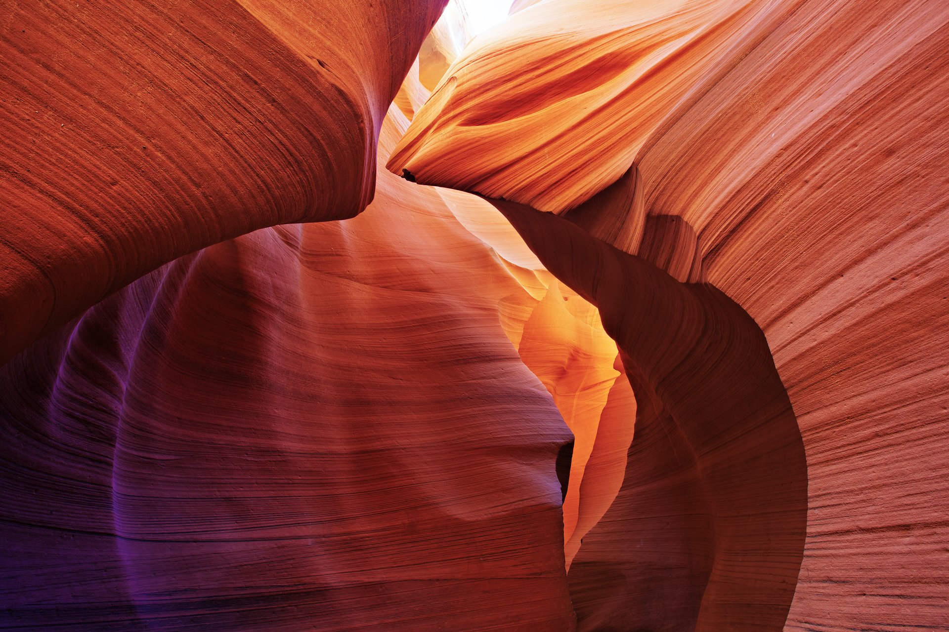 nature antilope canyon canyon grotte roches texture lumière