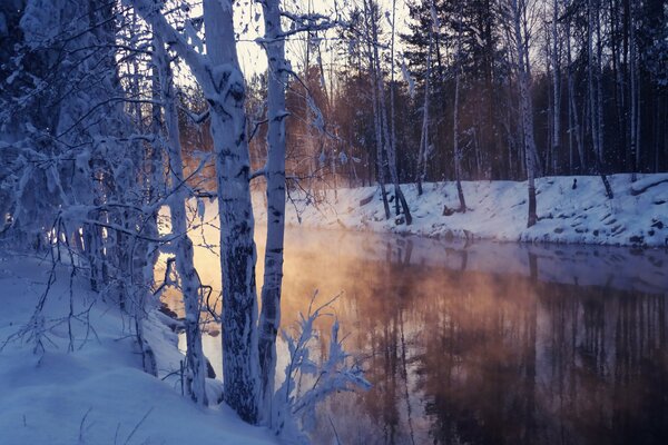 Wintermärchen am See