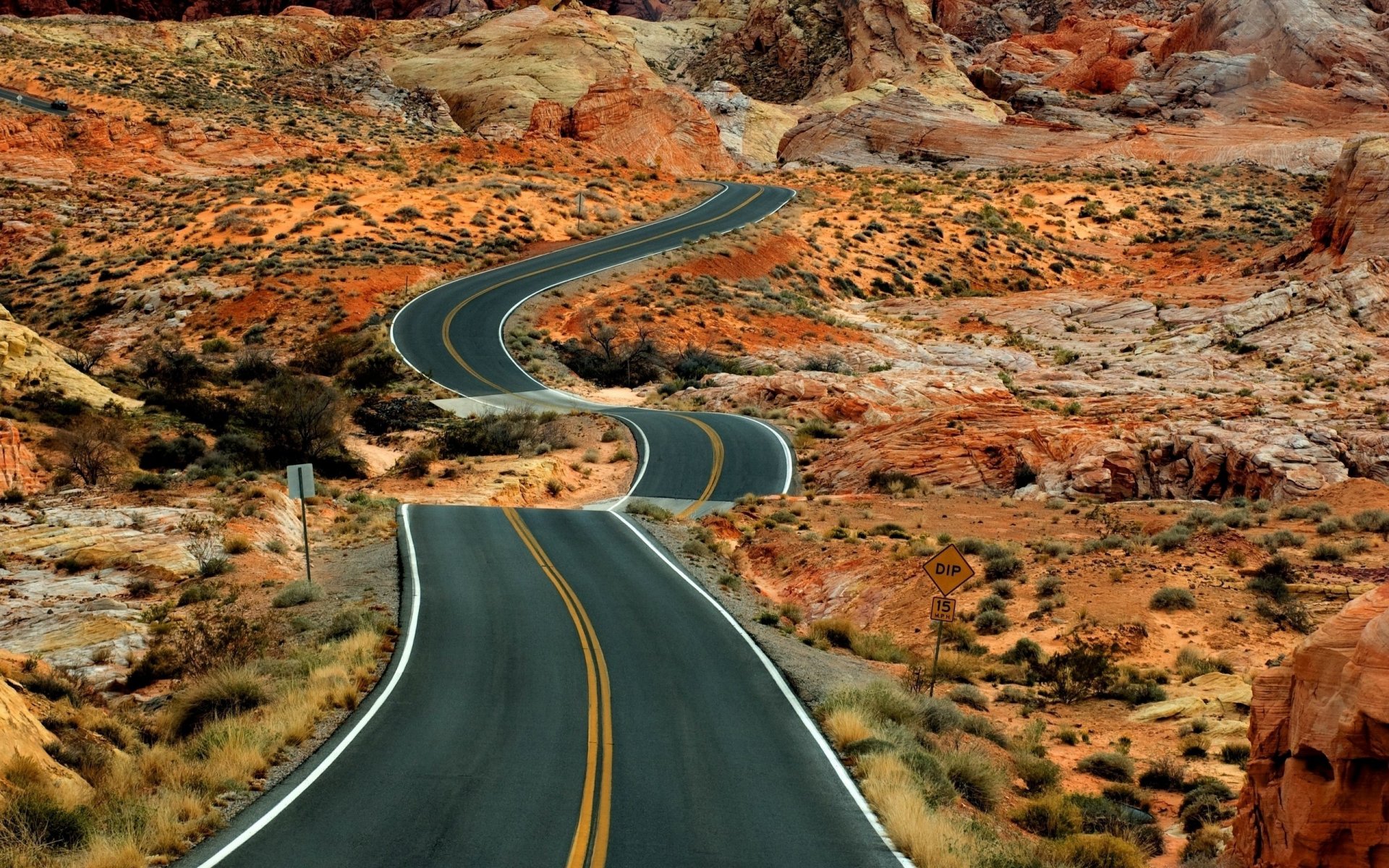 road serpentine mountain