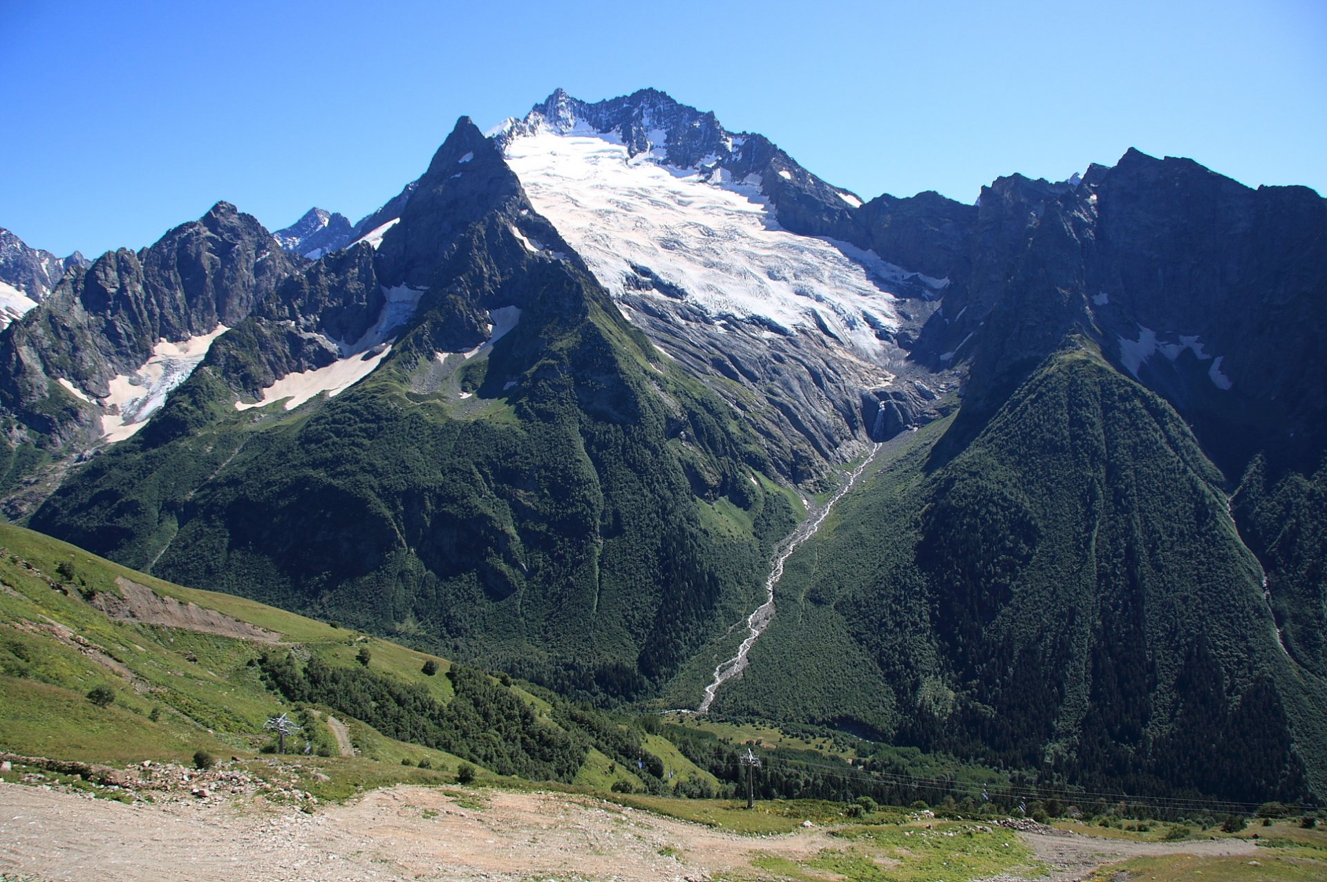 nature paysage montagnes altitude neige sommets