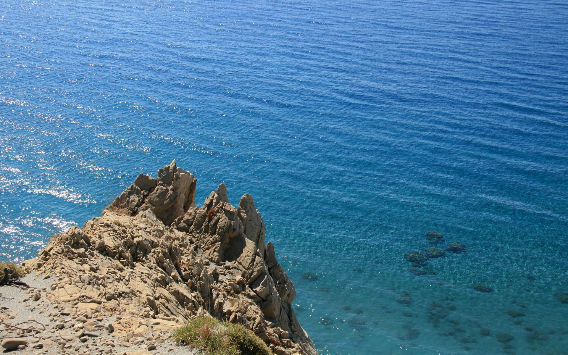 mar roca agua