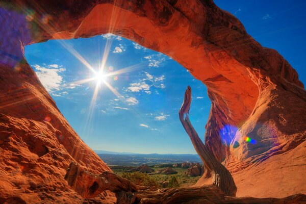 Parque nacional de Utah por la mañana